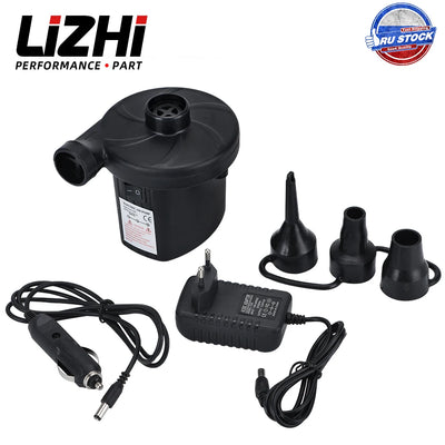 Portable Electric Air Pump – 12V/220V for Car, Home & Inflatab